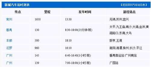 广州-南沙班车时刻表（南沙到广州的大巴时刻表）-图3