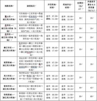 徐闻到高班车时刻表（徐闻到高州汽车票）-图3