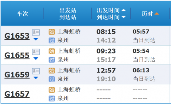 上海至泉州班车时刻表（上海至泉州长途客车）-图2