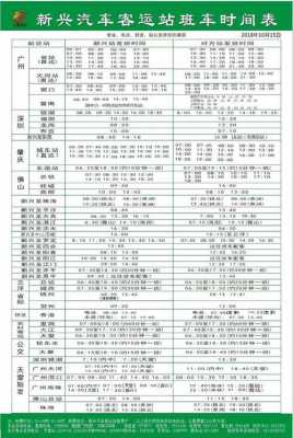 云浮新兴到惠州班车时刻表（新兴到云浮汽车站）-图2