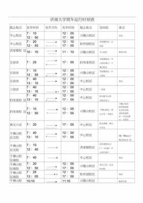 济南大学班车时刻表（济南大学到长途汽车总站）-图1