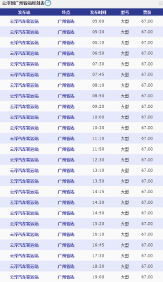 肇庆去广州天河班车时刻表（肇庆到天河）-图2