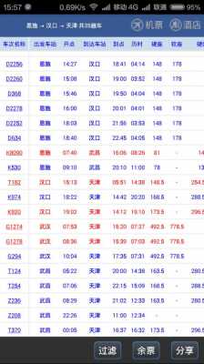 武汉到天津班车时刻表（武汉到天津大巴时刻表）-图3