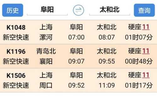 固始到阜阳的班车时刻表（固始到阜阳的火车站时刻表）-图3