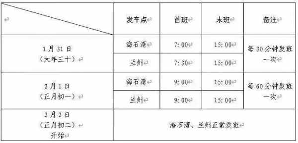 海石湾班车时刻表（海石湾班车时刻表最新）-图1