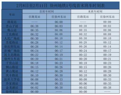 泉州到徐州班车时刻表（泉州至徐州）-图1