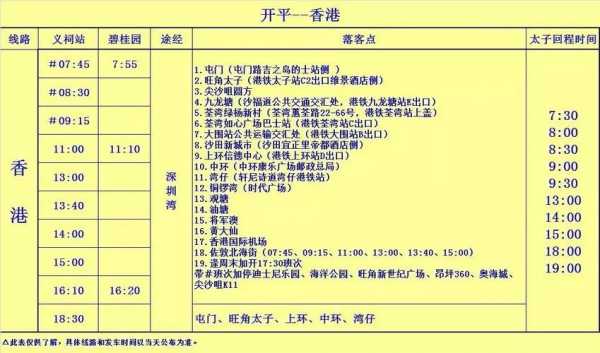 开平至深圳罗湖班车时刻表（开平至深圳罗湖班车时刻表最新）-图3