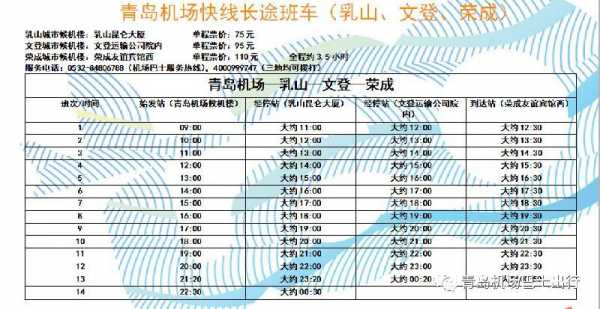 应山到机场班车时刻表（应山机场大巴）-图1