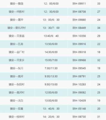 镇安客运站班车时刻表（镇安客运站电话号码）-图3