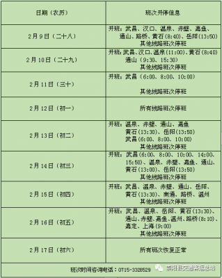 崇阳县班车时刻表（崇阳客运总站时刻表）-图3