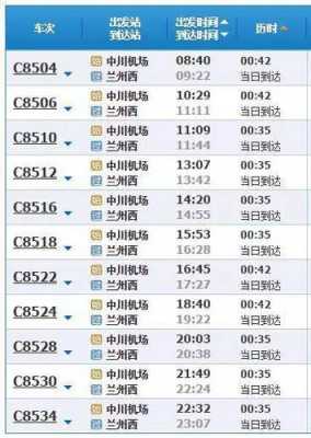 兰州机场班车时刻表（兰州国际机场大巴时刻表）-图2