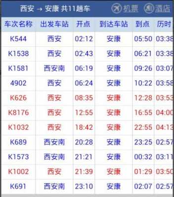 西安到安康的班车时刻表（西安到安康汽车路线）-图3