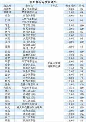 余庆班车时刻表（余庆汽车站最新发车时刻表）-图2