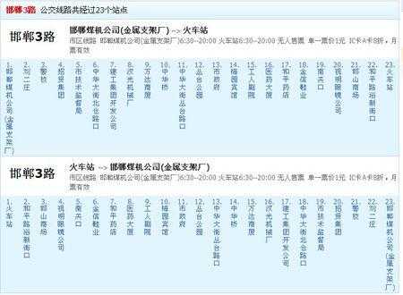 邯郸蓝五路晚班车时刻表（邯郸蓝5路公交车路线图）-图1