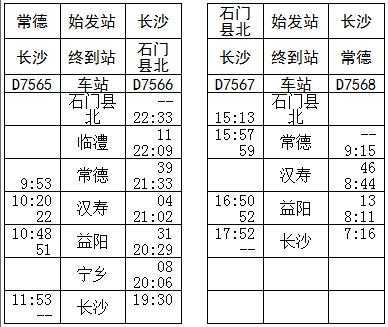 常德北站到汉寿班车时刻表（常德站到汉寿县多远）-图2