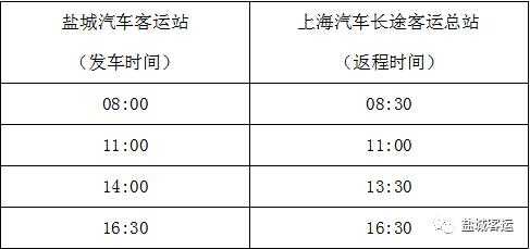 上海回盐城班车时刻表（上海去盐城汽车时刻表）-图3