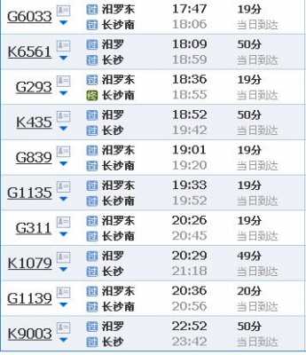 长沙东站至汨罗班车时刻表（长沙东站到汨罗）-图2