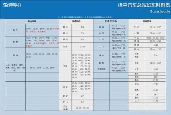 桂平至平南班车时刻表（桂平至平南班车时间表）-图2