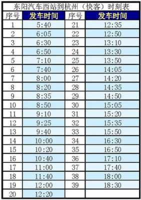 富阳东阳班车时刻表（富阳至东阳汽车西站车票）-图2