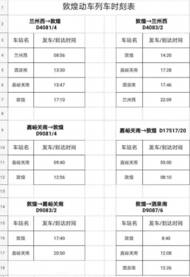 敦煌酒泉班车时刻表查询（敦煌到酒泉班车是几点）-图3