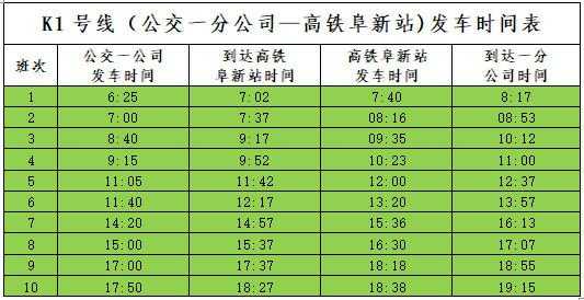 阜新班车时刻表查询（阜新客运时刻表）-图2