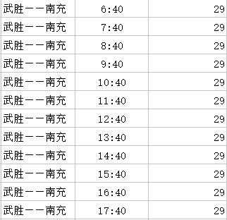 由此到武胜的班车时刻表（由此到武胜的班车时刻表查询）-图3