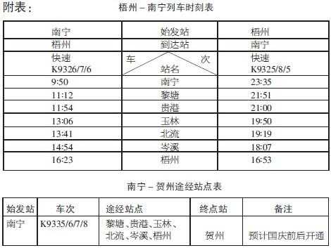 贺州到梧州班车时刻表（贺州到梧州班车时刻表及票价）-图2