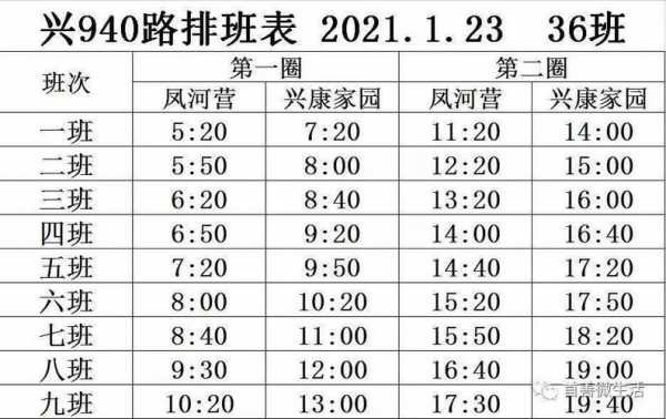 采育社区班车时刻表（采育公交站电话）-图2