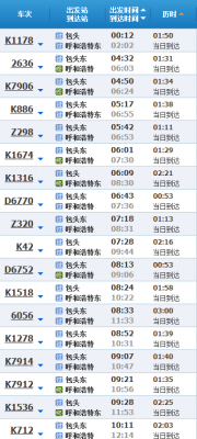 呼和浩特到天津班车时刻表（呼和浩特到天津客车时刻表）-图1