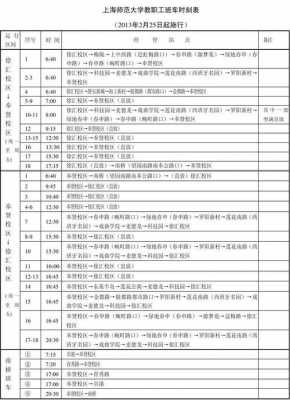 上师大班车时刻表（上海师范大学到市区快速公交）-图3