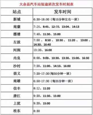 南康到虎门班车时刻表（南康到东莞的大巴是几点）-图2