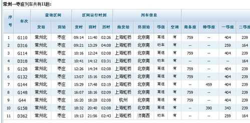 常州高铁班车时刻表查询（常州高铁班车时刻表查询结果）-图3