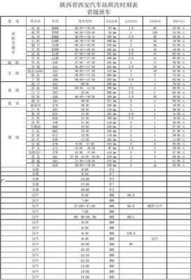 西安西站班车时刻表（西安西客站）-图1