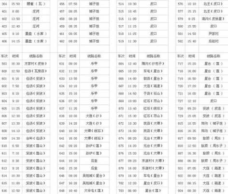 普兰的班车时刻表（普兰店汽车客运站时刻表）-图3