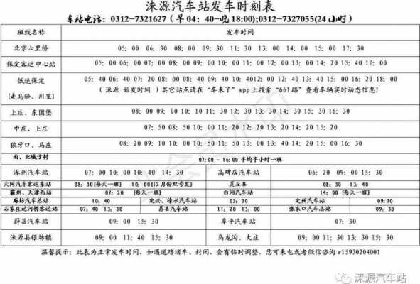 涞源班车站时刻表（涞源班车站时刻表最新）-图2