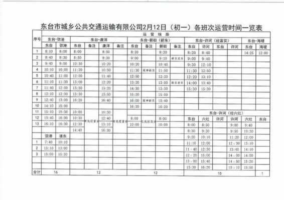 东台至三仓班车时刻表（东台至三仓客车时间表?）-图1