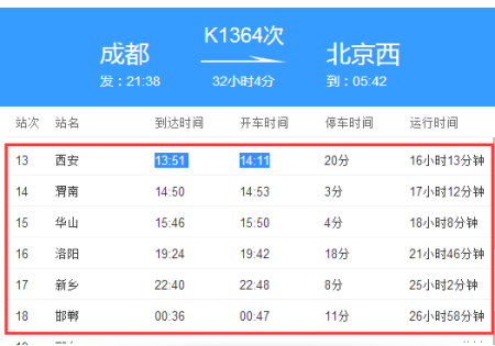 西安到邯郸班车时刻表（西安到邯郸的列车时刻表）-图1