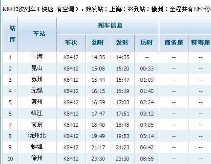 徐州到上海班车时刻表查询（徐州到上海大巴车票价多少钱）-图3