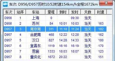 南京南到重庆班车时刻表（南京南到重庆高铁时刻表查询）-图2