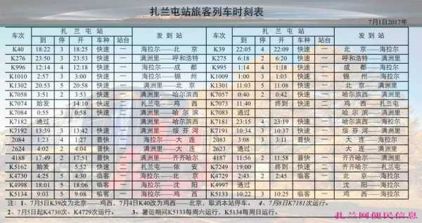 扎兰屯客运班车时刻表（扎兰屯客运站客车时刻表）-图2