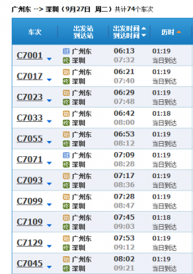 罗湖到广州班车时刻表（罗湖至广州）-图2