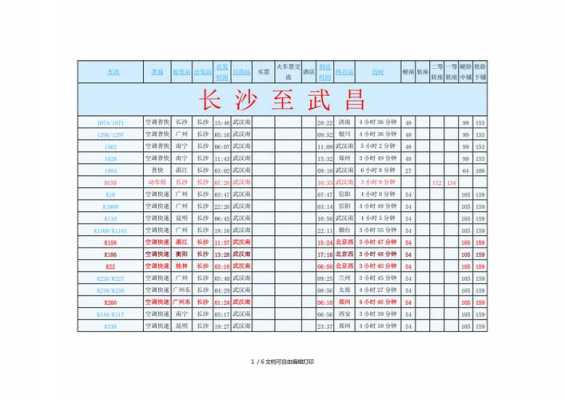 武汉到长沙班车时刻表（武汉到长沙班车时刻表和票价）-图2