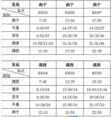 德保至南宁班车时刻表（德保到南宁火车时刻表查询）-图2