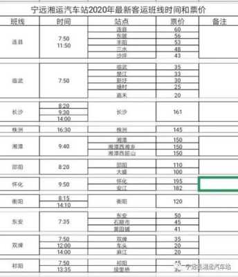 道县到宁远班车时刻表（道县到宁远最后一班车）-图1