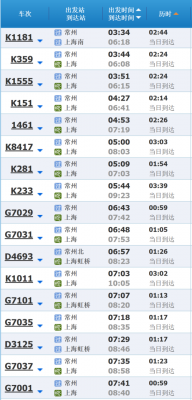 常州至上海班车时刻表（常州到上海班车时刻表）-图1