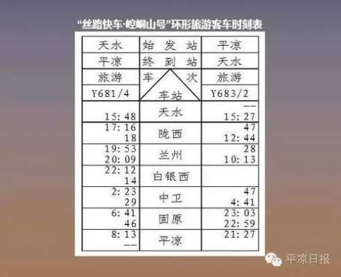 陇西到平凉班车时刻表（陇西到平凉班车时刻表和票价）-图3