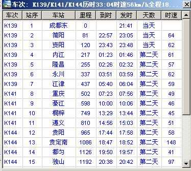 长宁到成都班车时刻表查询（长宁到成都火车时刻表）-图2