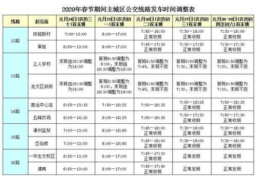 漳州晚班车时刻表（漳州公交最晚一班是几点?）-图3