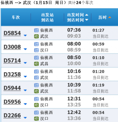仙桃武汉班车时刻表查询（仙桃到武汉汽车时刻表查询）-图2