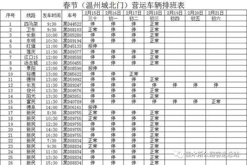 排仿车站班车时刻表（茅排班车）-图2